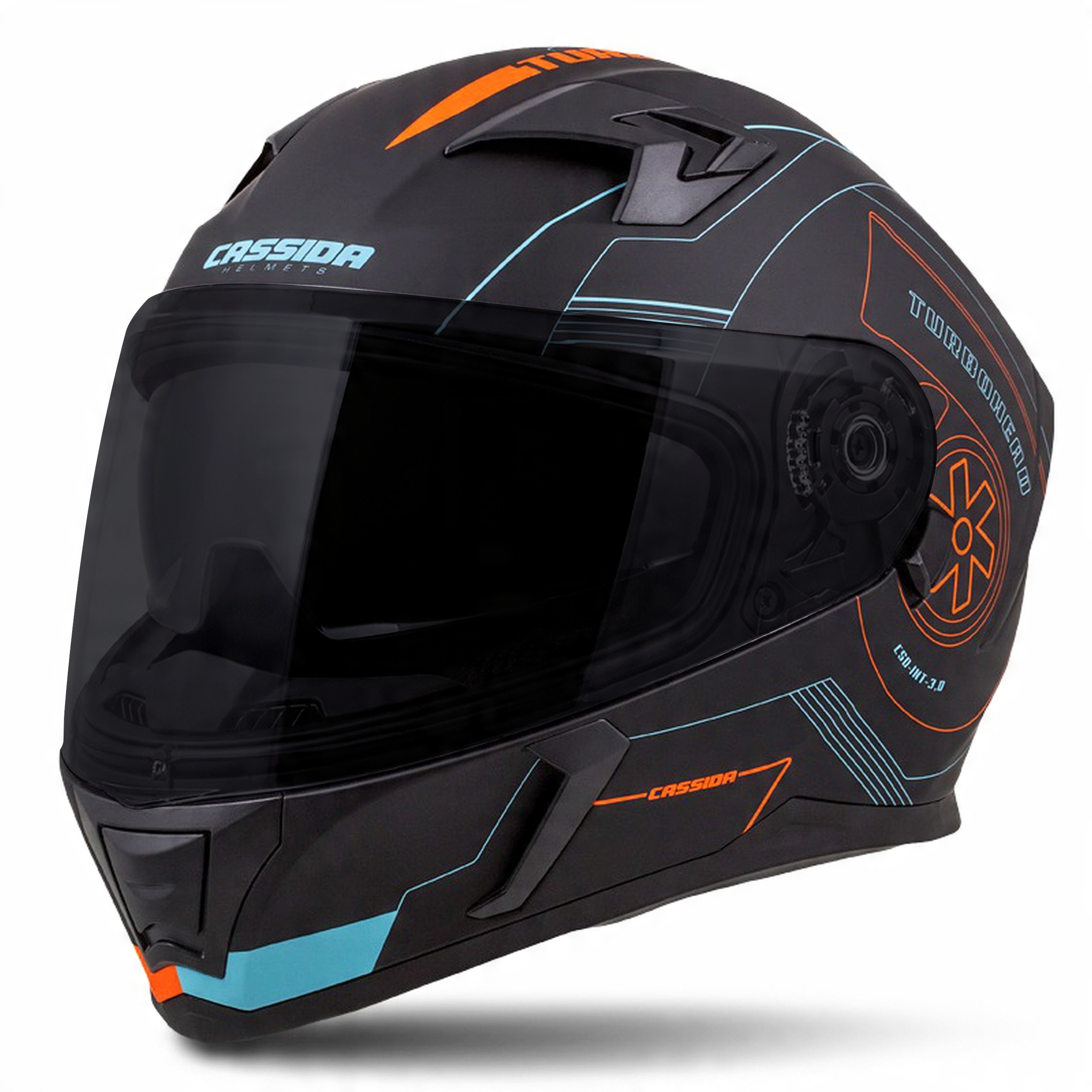 

Kask Motocyklowy Cassida 3.0 Czarna Szyba Zestaw