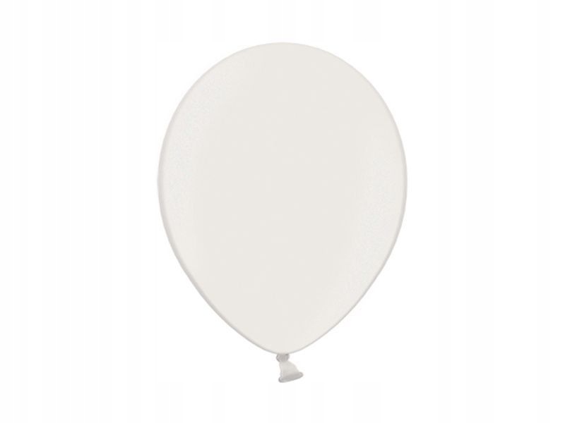 

Balon Biały Metallic 30cm 1szt