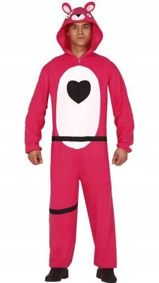 STRÓJ PRZEBRANIE KOSTIUM RÓŻOWY MIŚ Z GRY KOMBINEZON NIEDŻWIADEK HALLOWEEN
