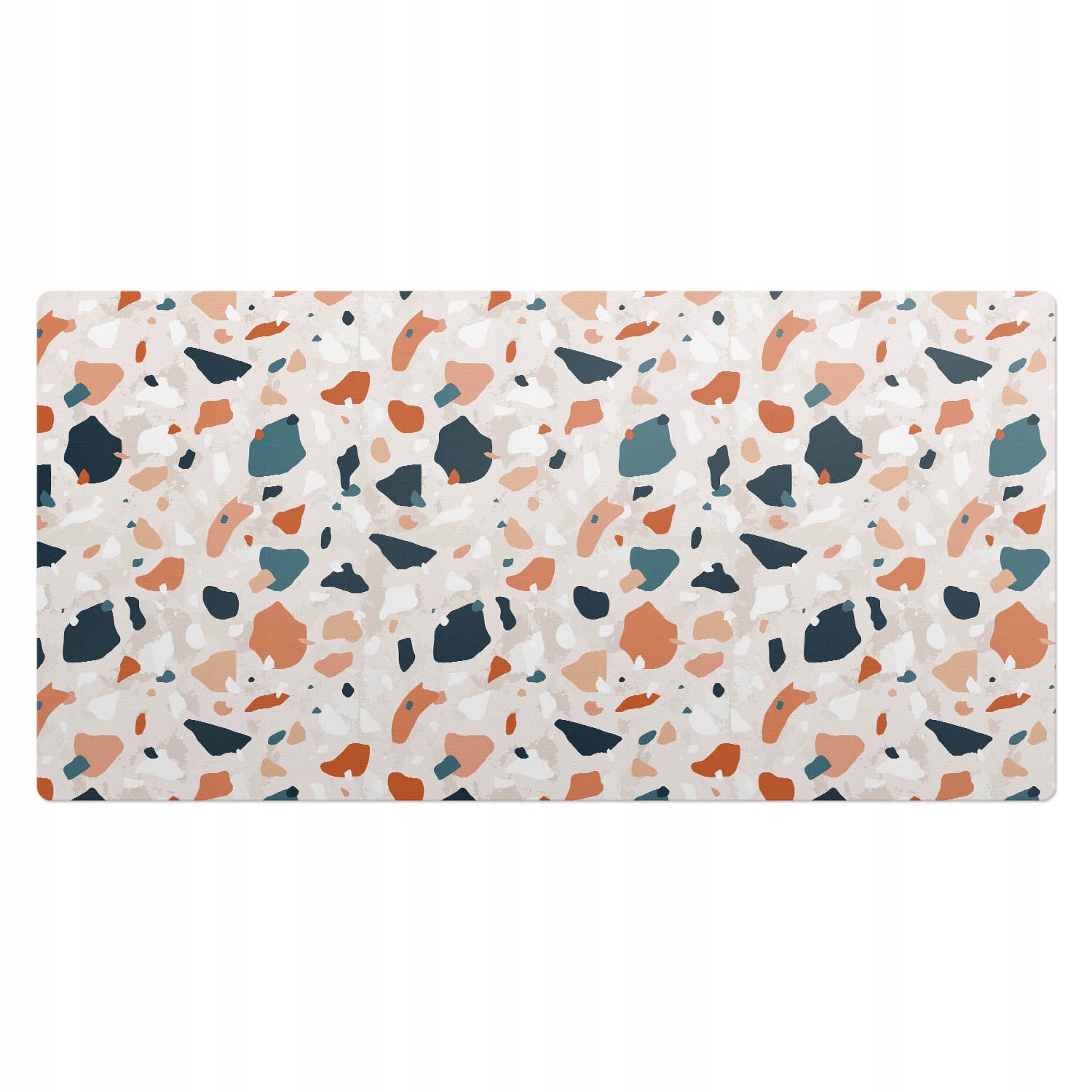 Podkładka gamingowa antypoślizgowa pod myszkę Terrazzo abstrakcja 100x50 cm