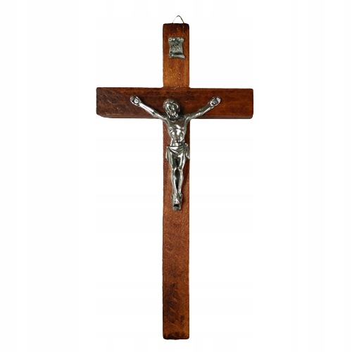 

Ciemny Krzyż Na Ścianę (zwykły Prosty) w. 16 CM