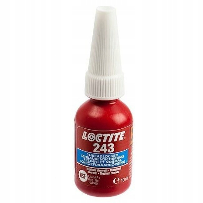 Klej do gwintów Loctite 243 anaerobowy niebieski 10 ml