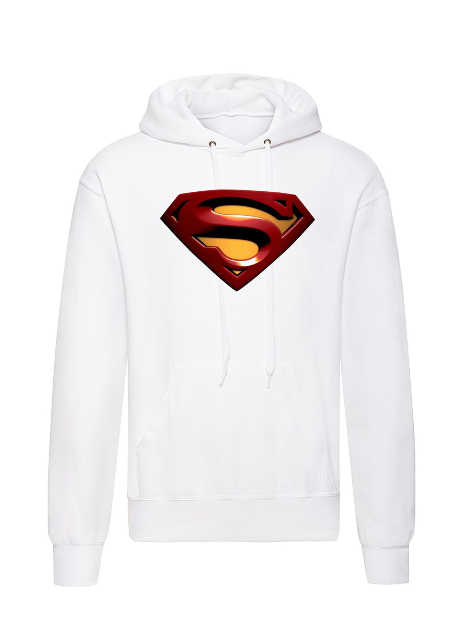 

Bluza Damska Biała Superman Z Kapturem S