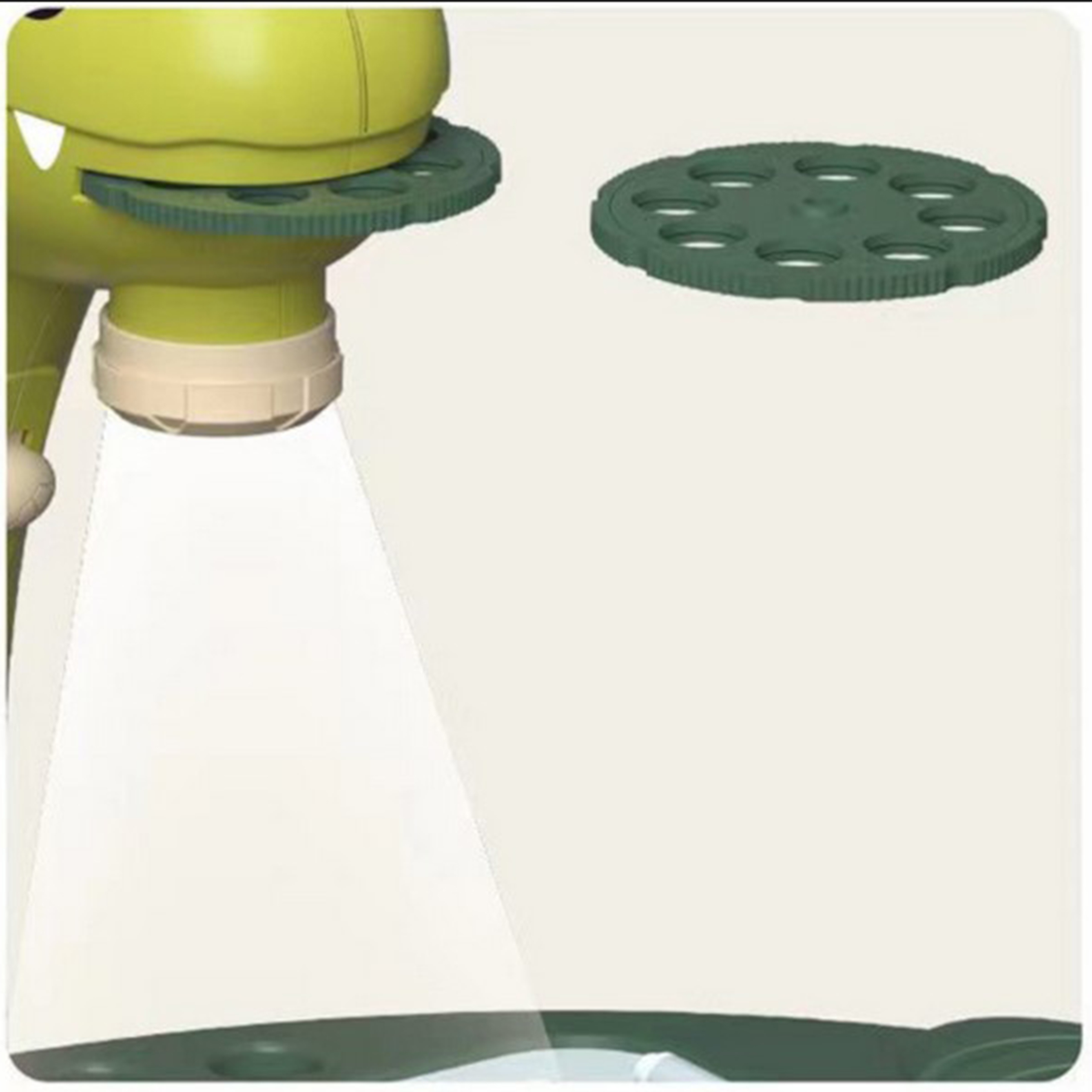 TABLICA DO RYSOWANIA STOLIK DINOZAUR PROJEKTOR 24 WZORY + 2 GRY PREZENT Wysokość produktu 39 cm