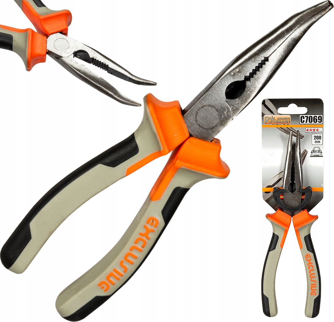 

Szczypce Wydłużone Wygięte 200MM Corona C7069