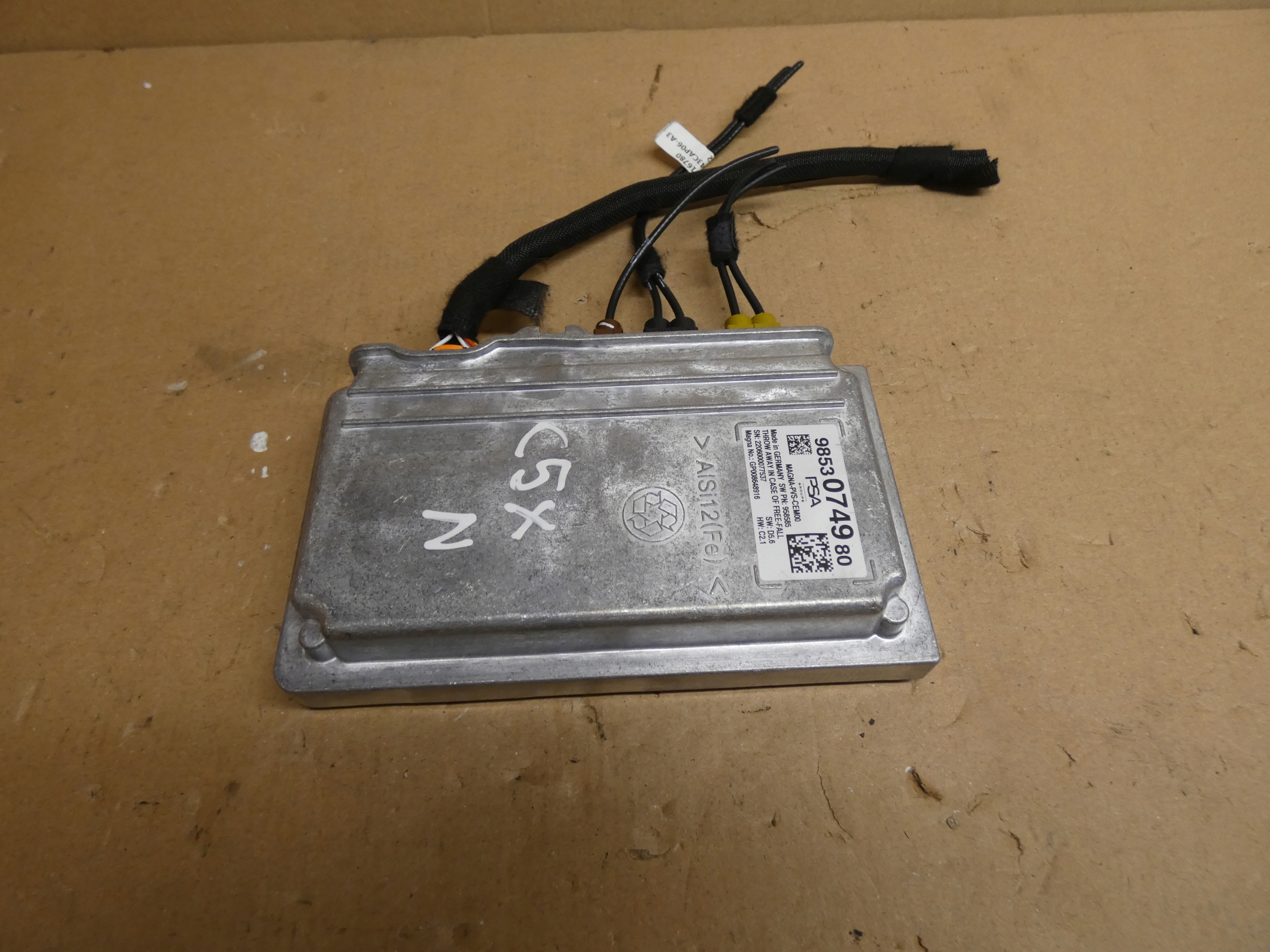module control unit Citroen C5X C5 X Peugeot Opel 9853074980