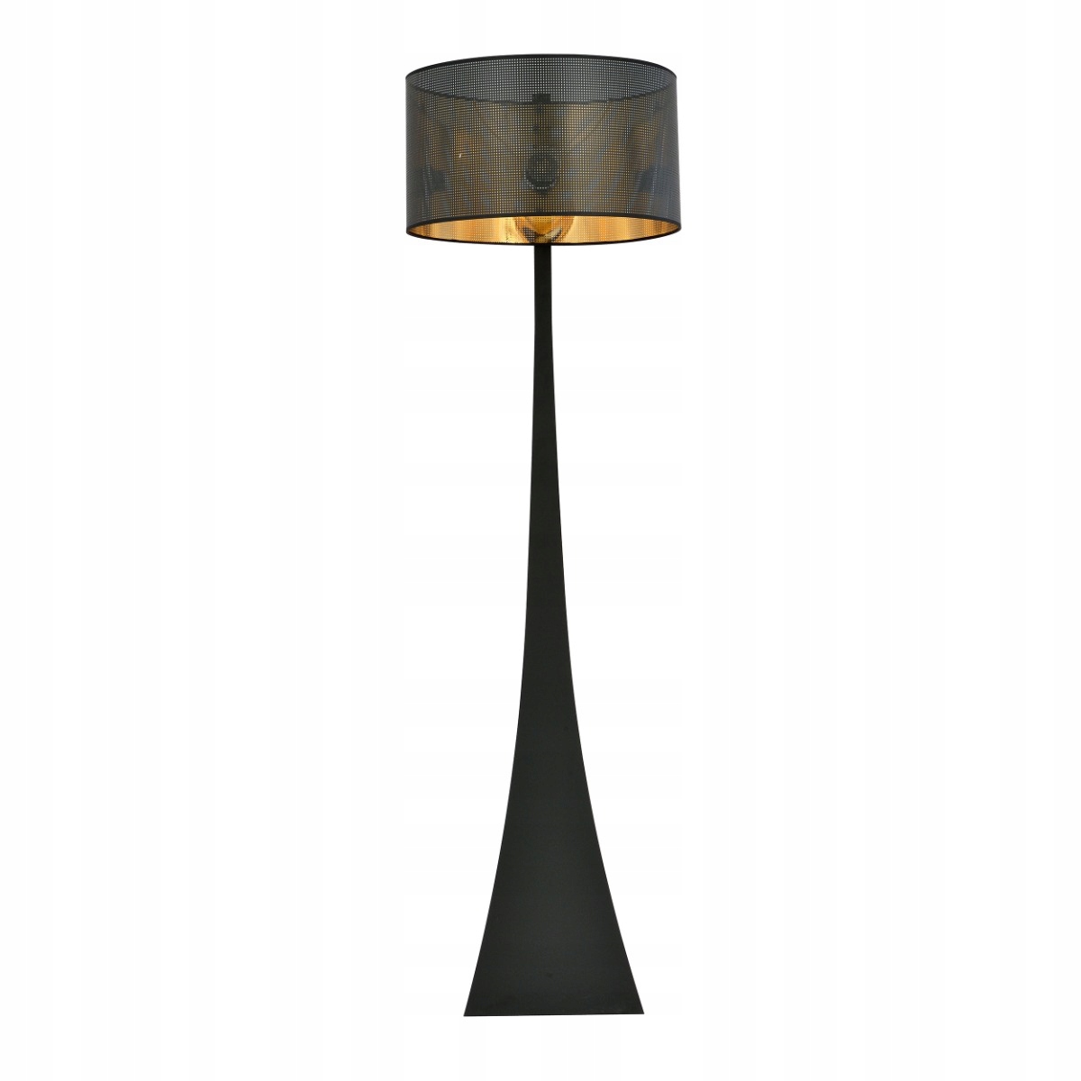 Stojacia lampa Emibig Estrella 1xE27 15W čierna/zlatá 157 cm
