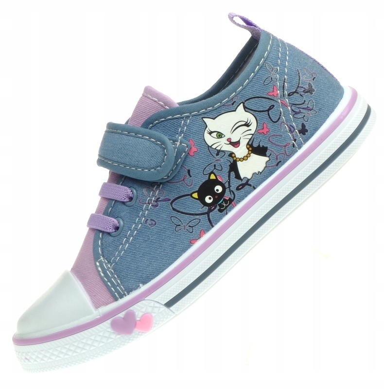 

Trampki Kapcie Dziecięce American Club Kotki 29