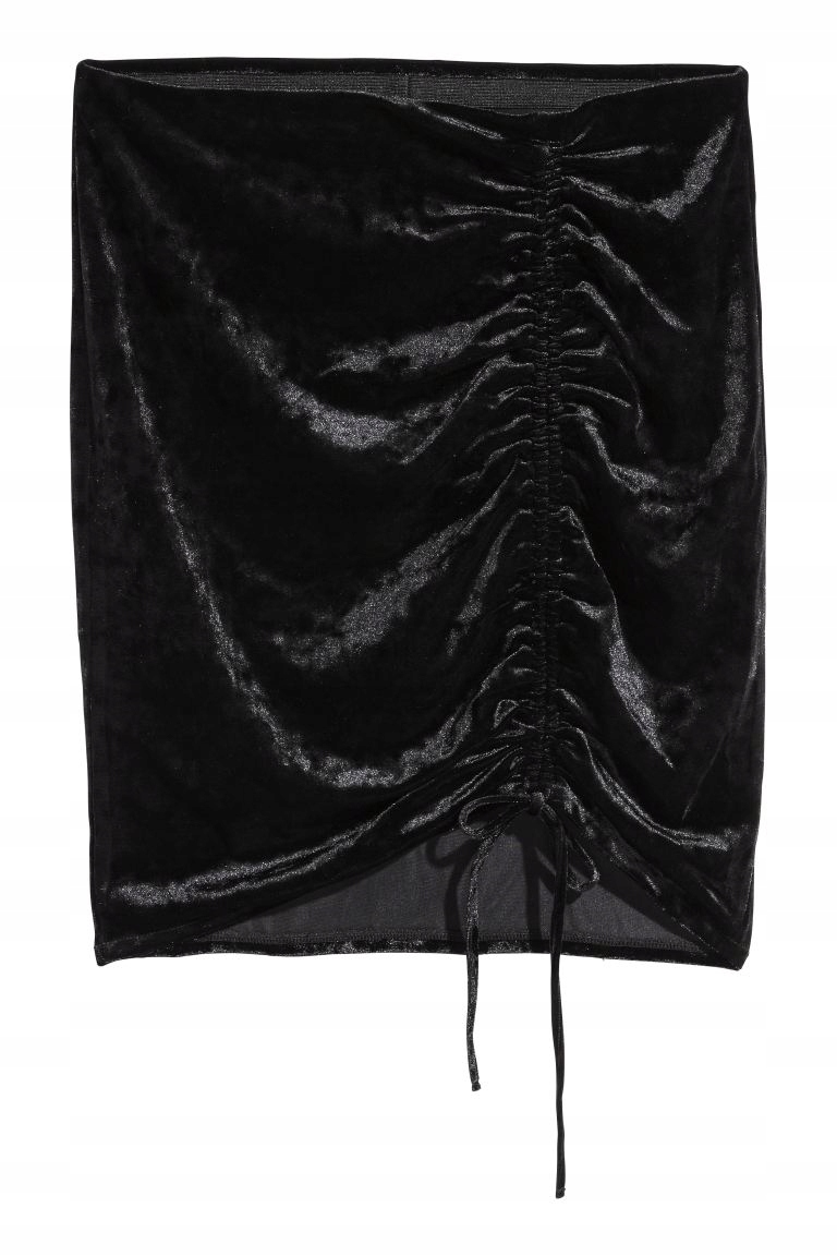 

welurowa spódnica mini H&m 34 Xs