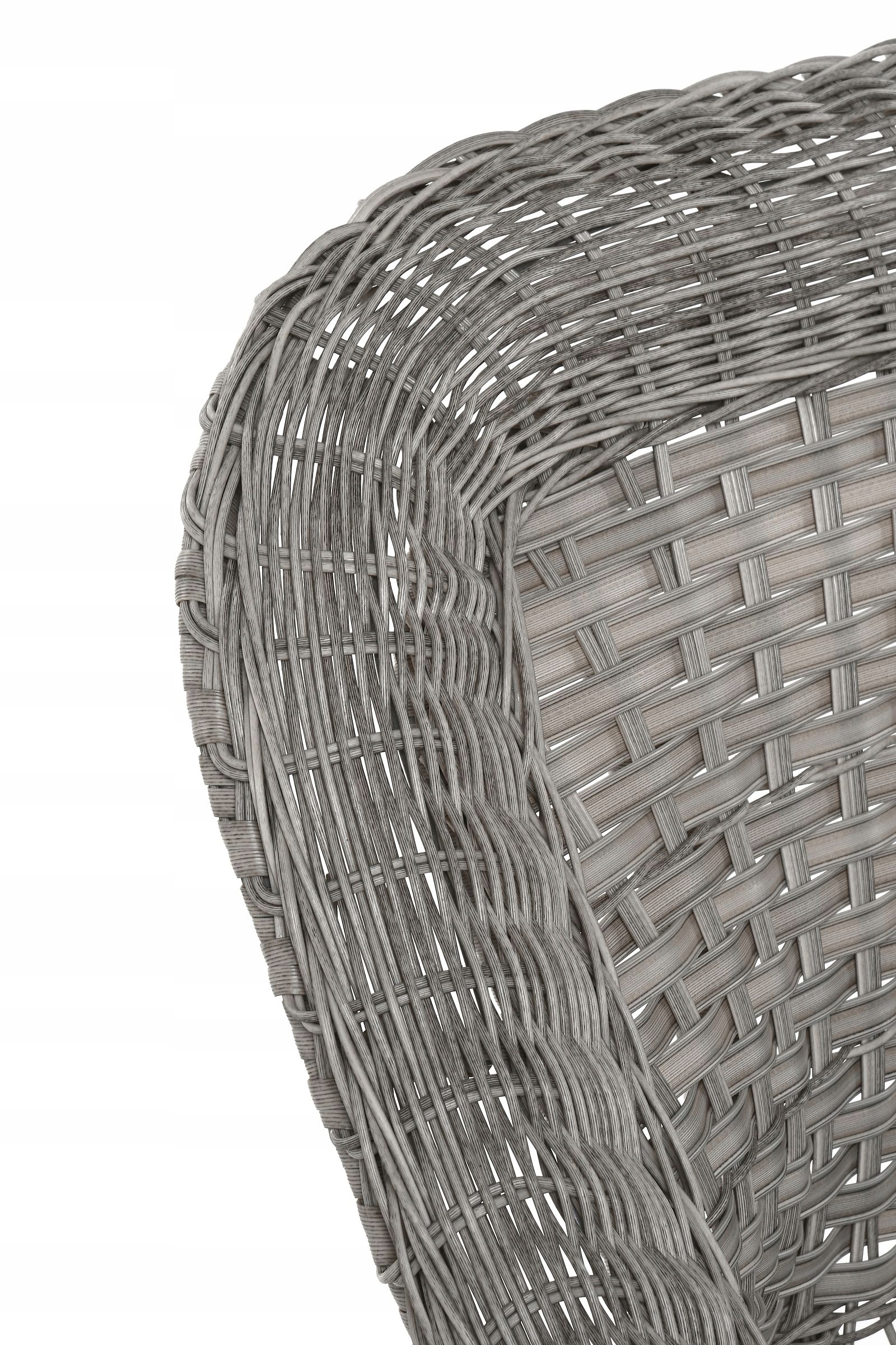 Meble ogrodowe stół okrągły 4 krzesła rattan Linia OGR