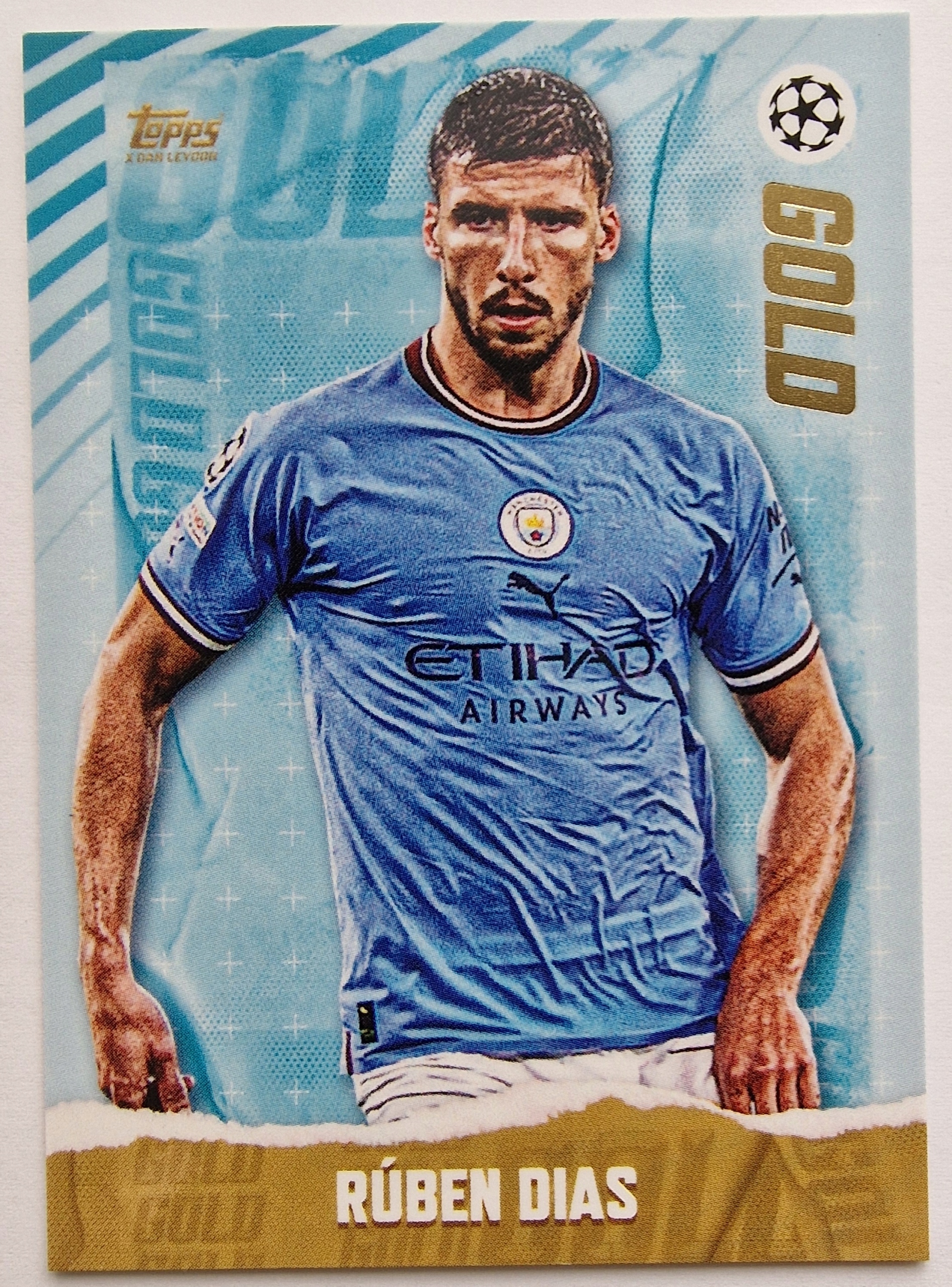2022-23 Topps Gold X Ruben Dias Manchester City /RU21