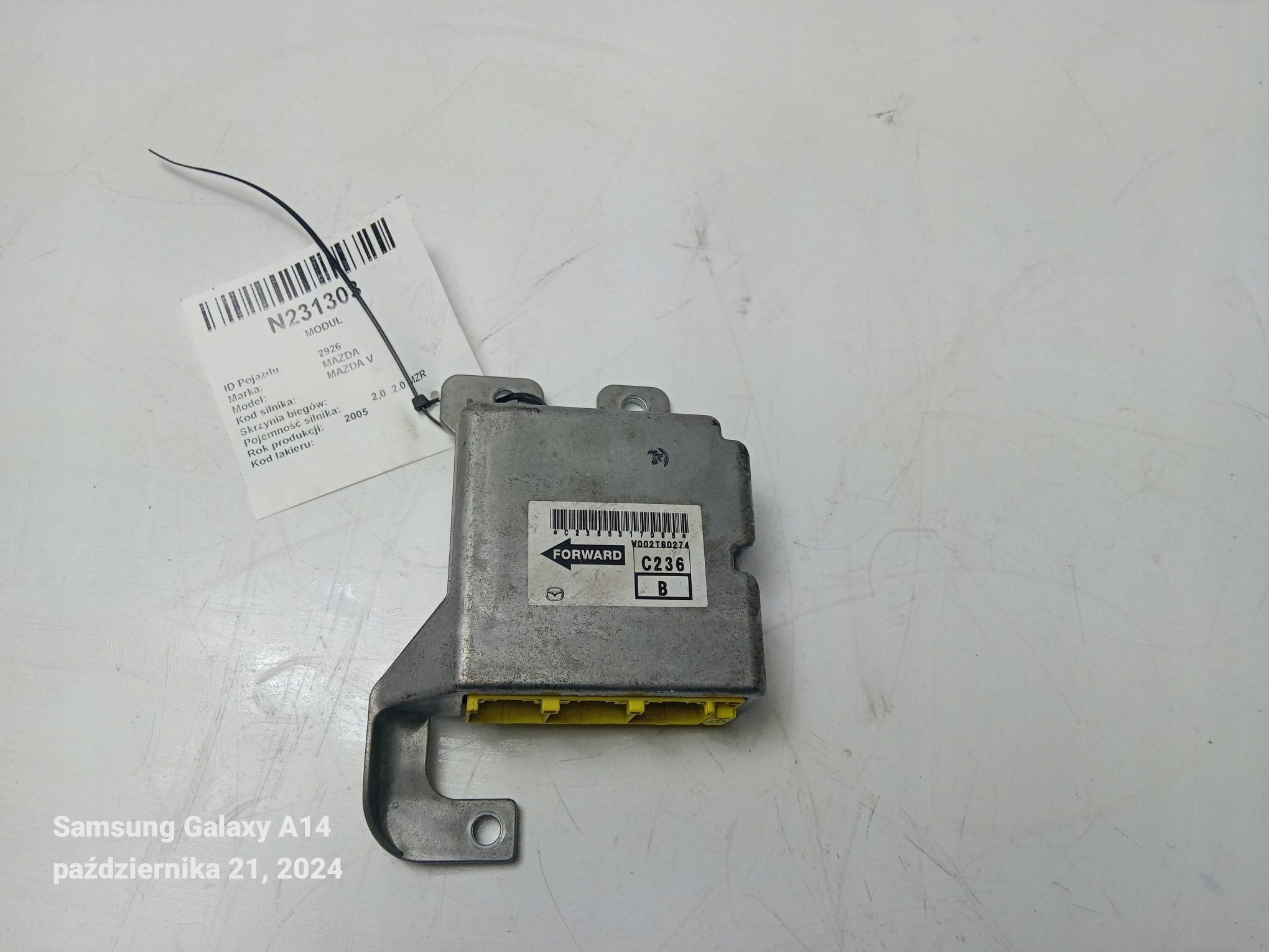 SENSOR airbag W002T80274 MAZDA 5 and CR