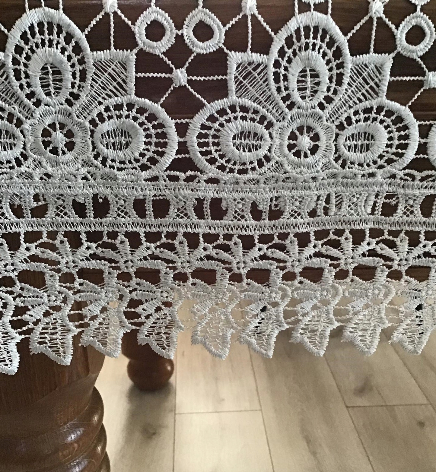 

Obrus Z Gipiury Szary Cały Koronkowy 85cm/85cm