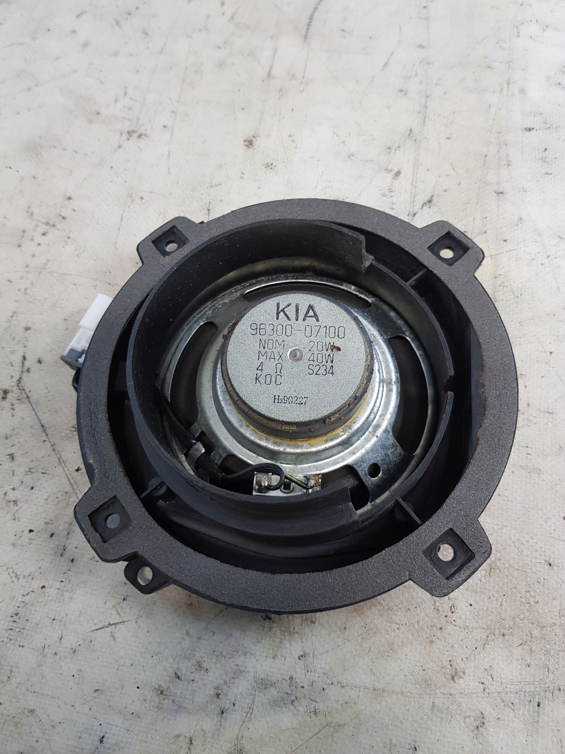 speaker left rear part KIA PICANTO 96300-07100