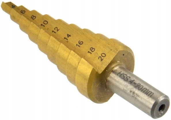 

Wiertło Stożkowe Stożkowe 4-20 MM Hss Tytan