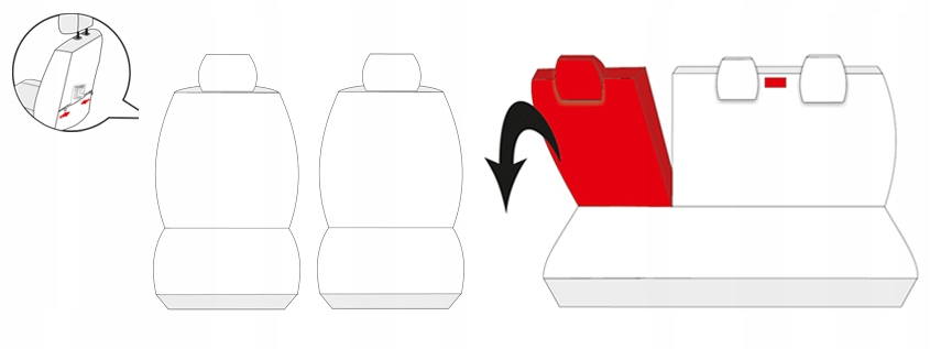DACIA DUSTER II od 2018 POKROWCE NA WYMIAR P4 Rodzaj Dedykowane