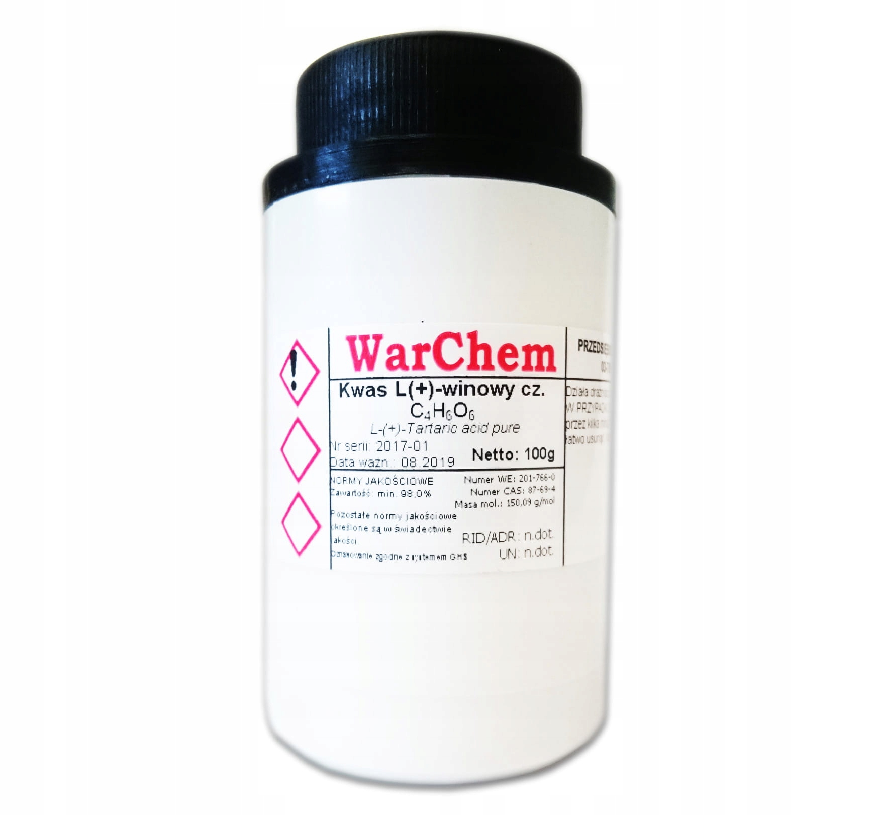

Kwas Winowy 100g Warchem [46284]