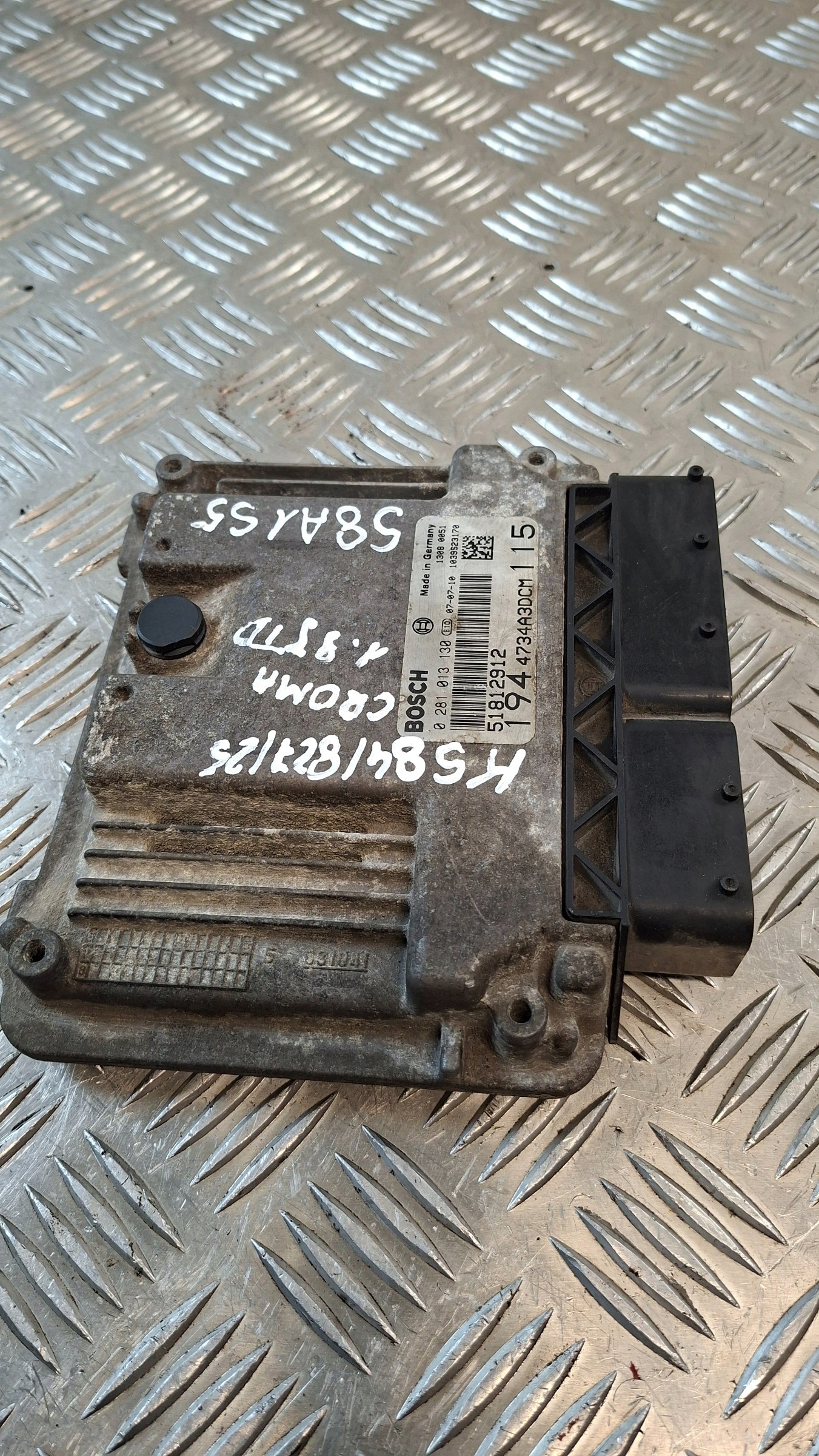control unit of the engine FIAT CROMA 1.9JTD