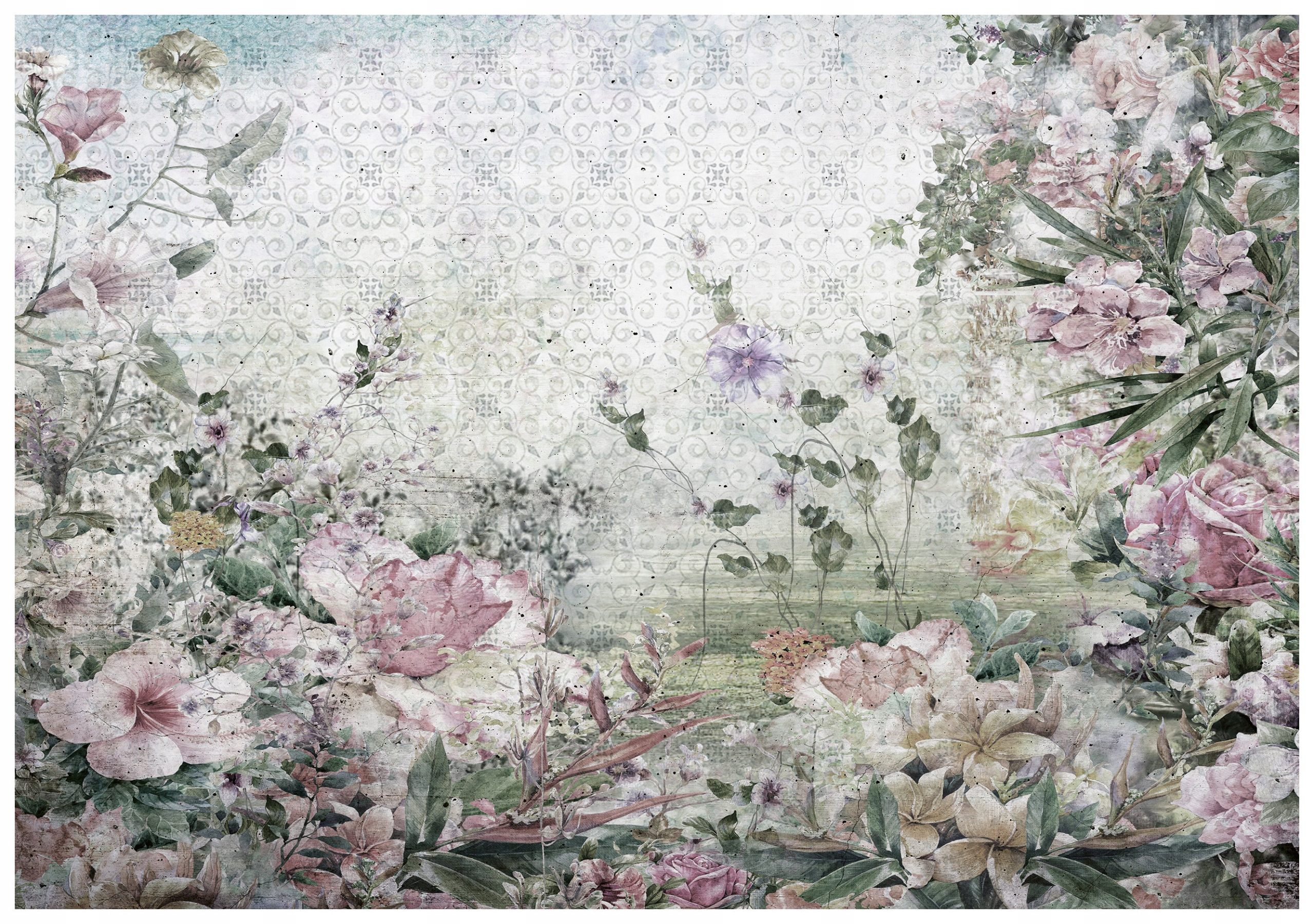 Fototapeta Ruže Lilie Hortenzie Kvetinový raj Provence 350x250 lepidlo