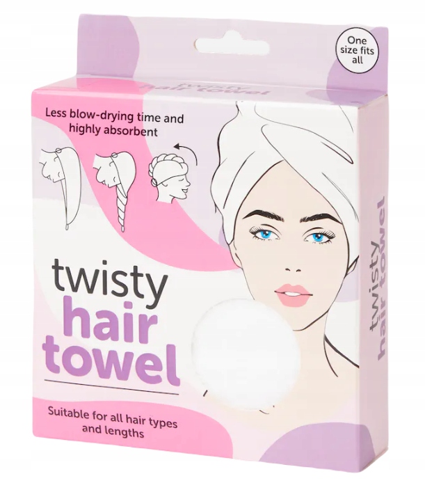 

Ręcznik Do Włosów Turban Szybkoschnący podróżny