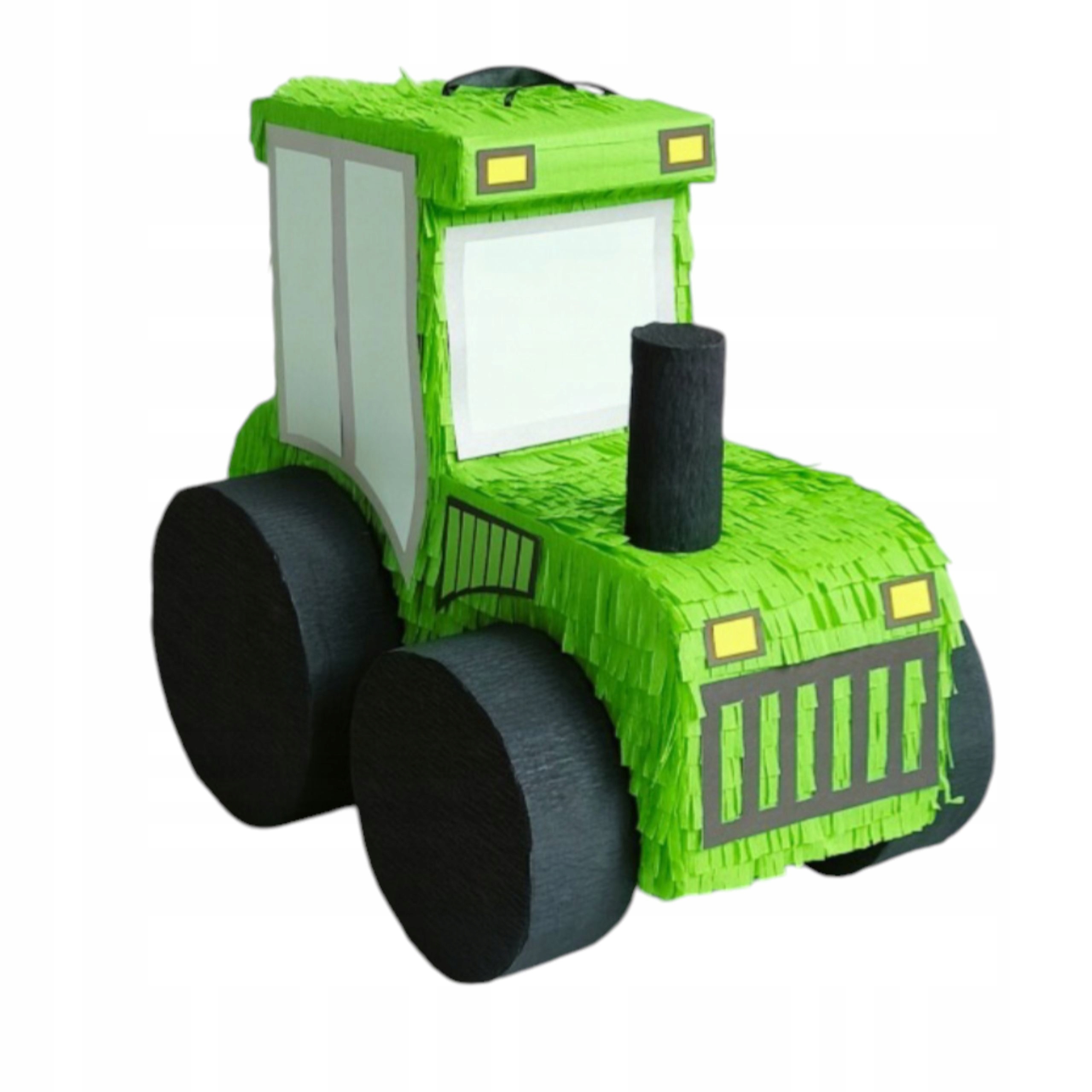 Piniata Traktor Urodziny dziecka kijek wypełnienie 36x40x15cm pinata