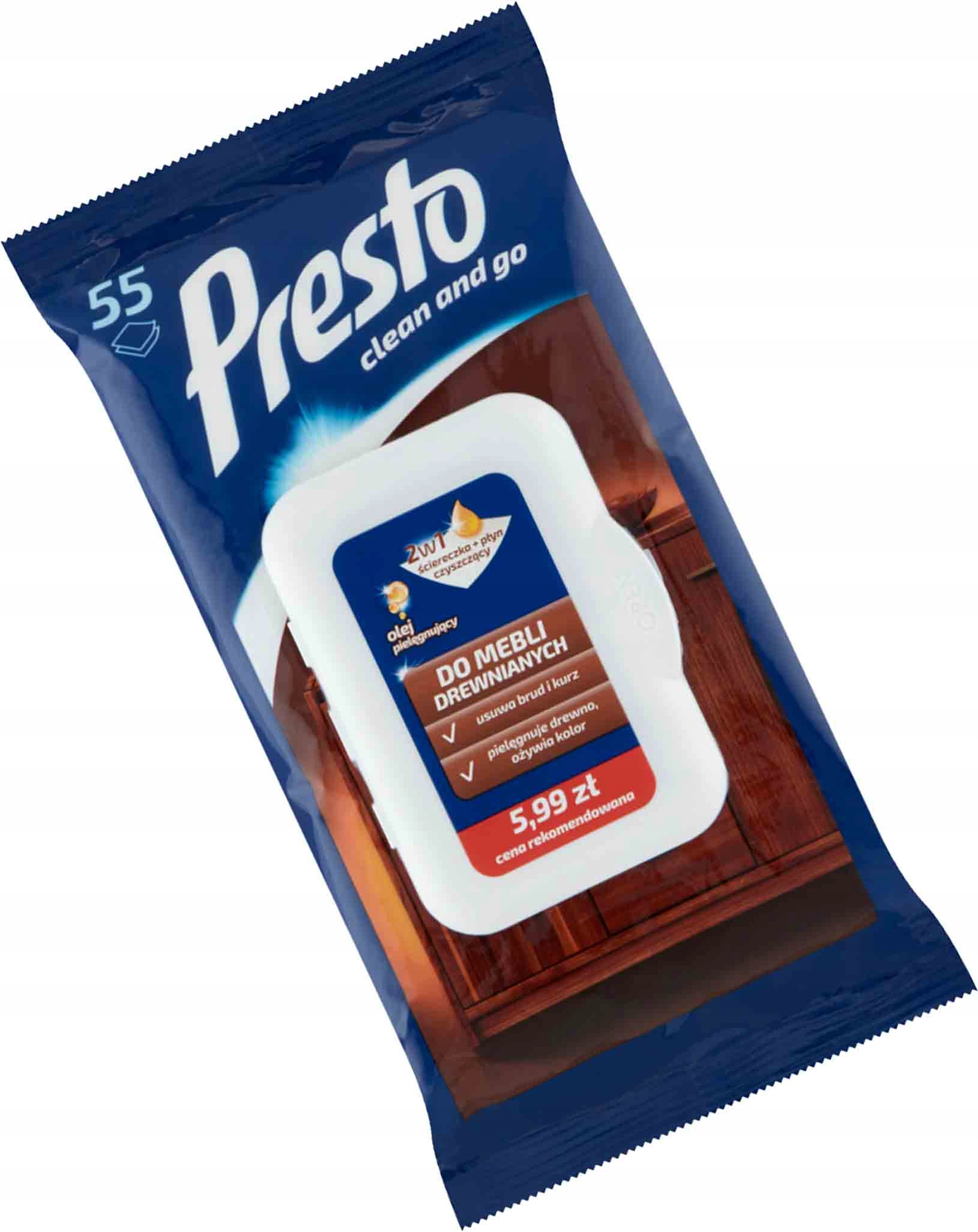 

Presto Ściereczki Do Mebli Drewnianych ' 55