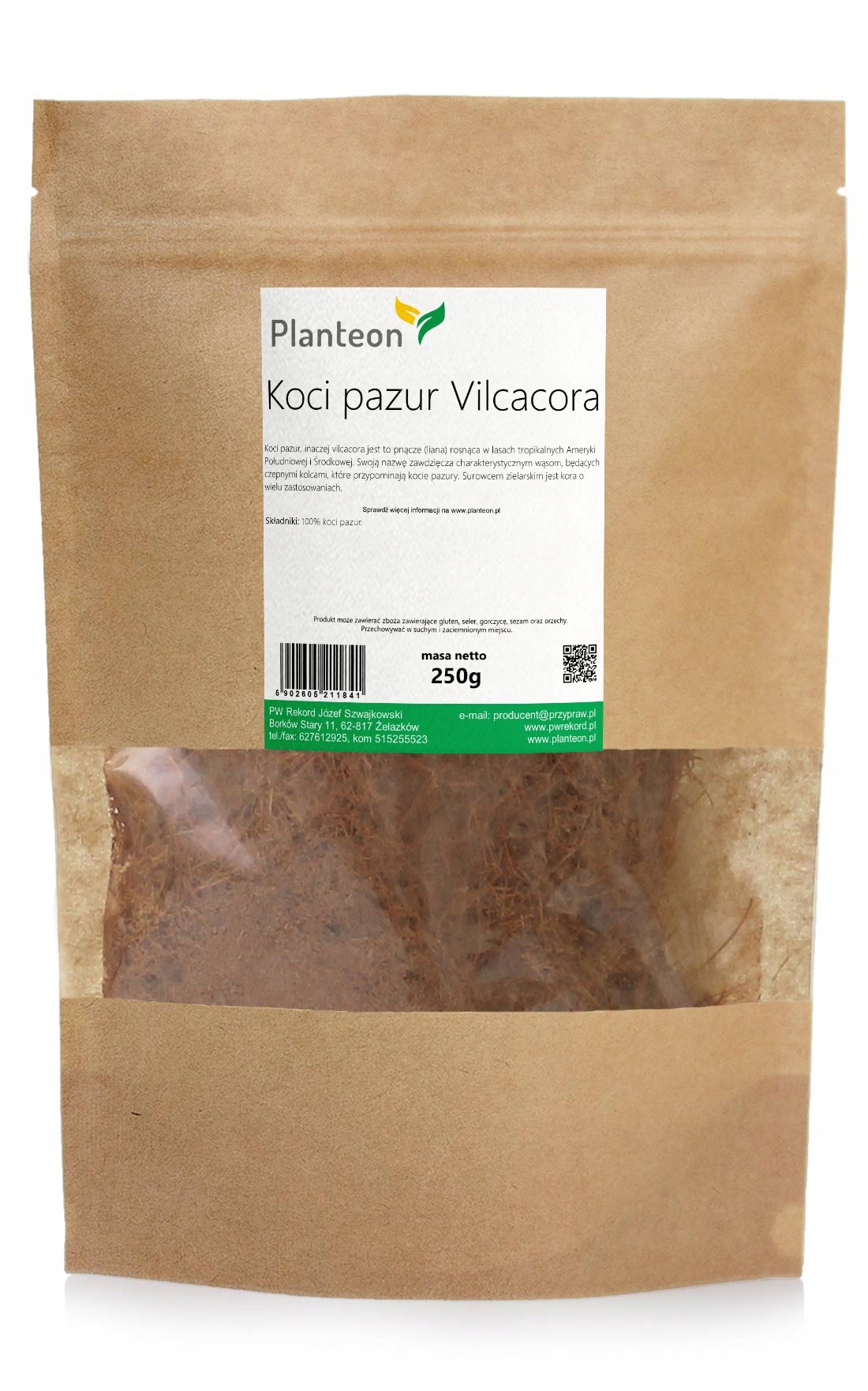 

Koci pazur Vilcacora na napar 250g