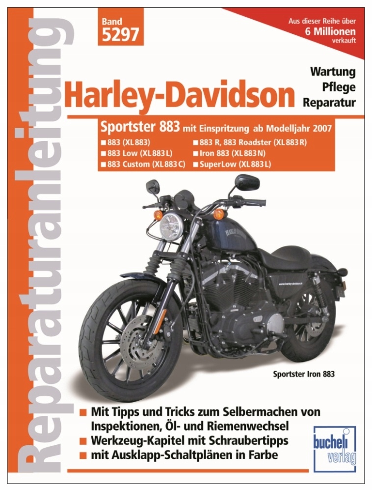 Harley-Davidson Sportster 883 2007-2012 инструкция