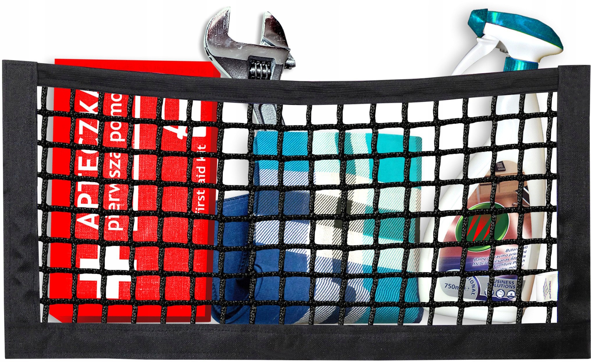 Kieszeń na rzep do bagażnika 20x40 Producent Autosiatki