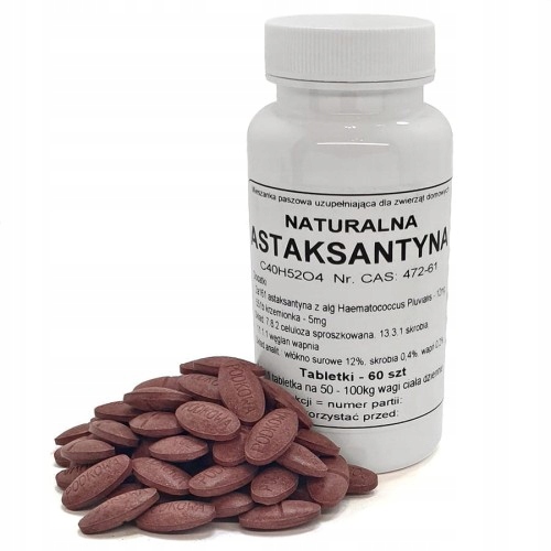 Podkowa Naturalna Astaksantyna 60 tabletek