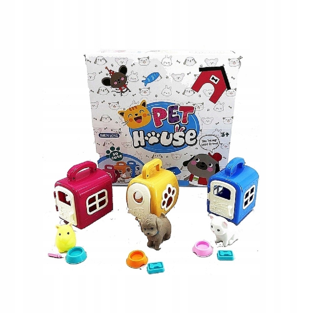 ZWIERZĄTKA W WALIZCE "PET HOUSE" - 1 szt