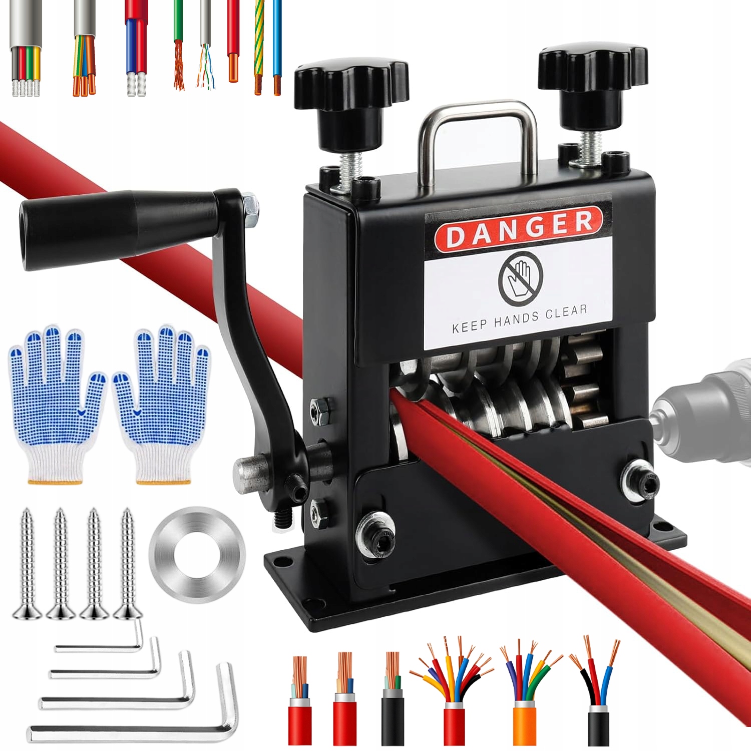 Ruční Kabelová Řezačka Vysoké Kvality Do 0.5-17 MM