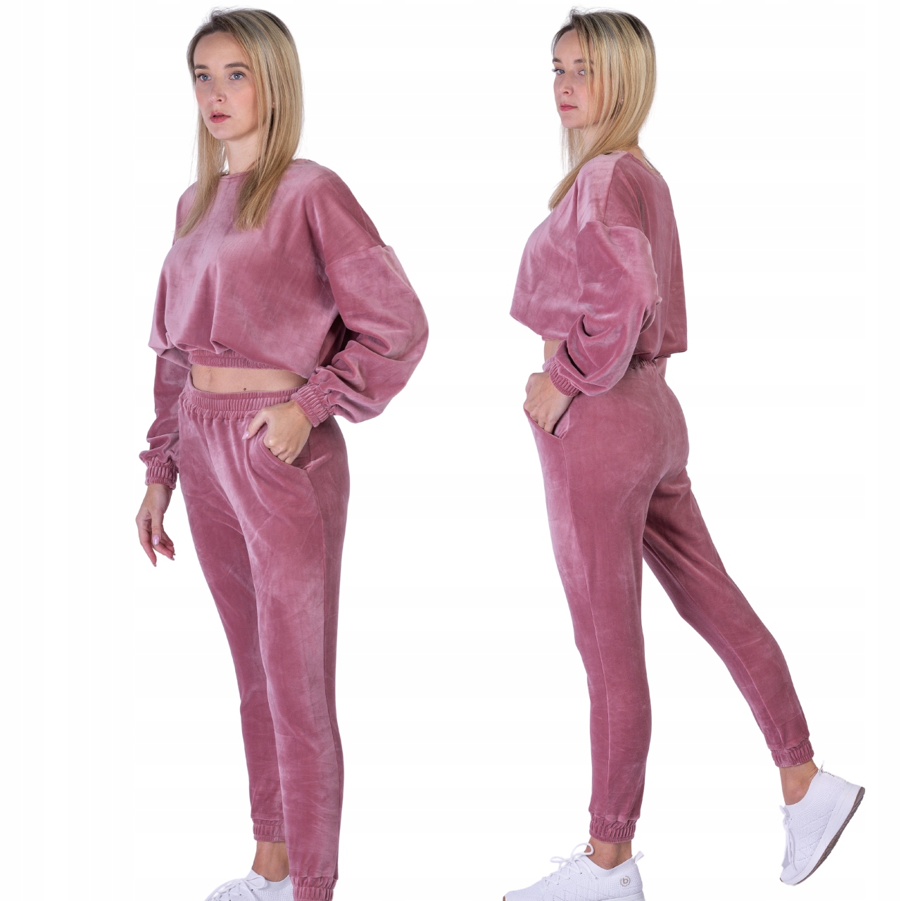 Tepláková Souprava Růžová Polský Výrobce Xs/s, M/L, XL/2XL M/L