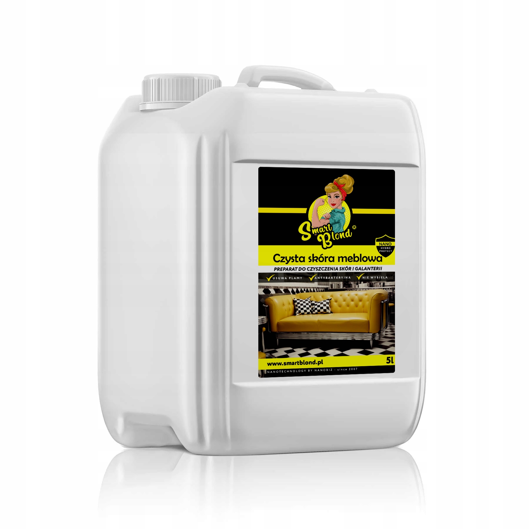 SmartBlond Čistá nábytková kůže – čištění kůže a galanterie 5L