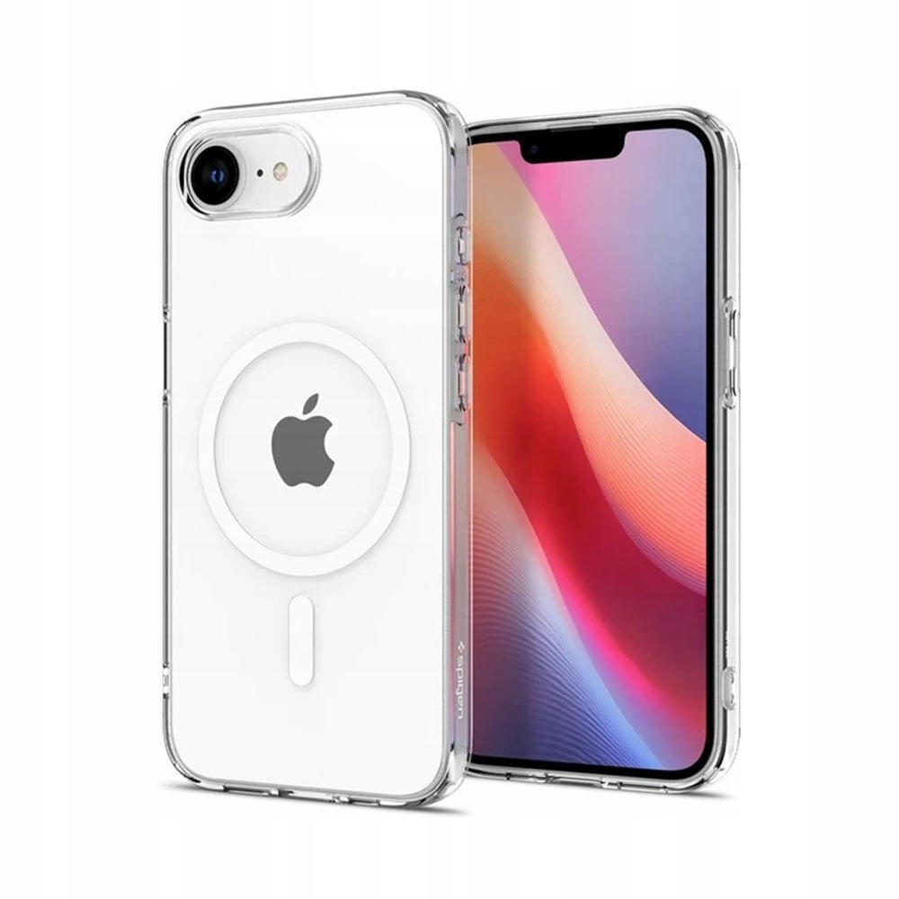 Spigen kryt Crystal Flex Magsafe pre iPhone 16e Clear White ACS09127