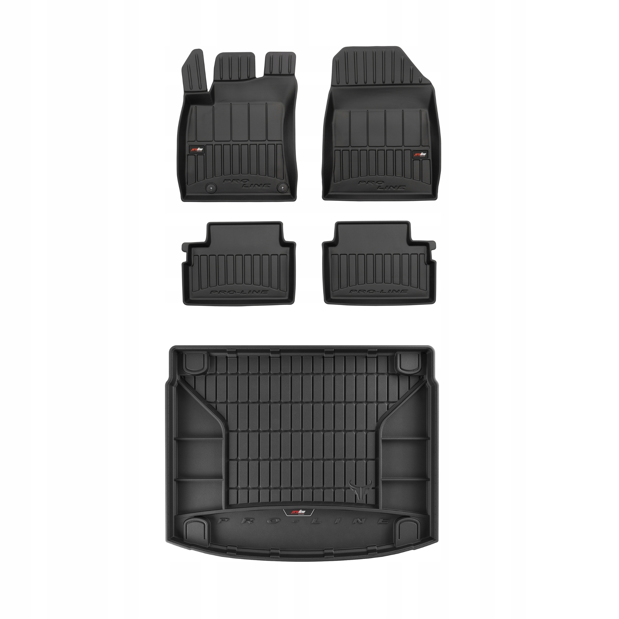 Frogum 3D Sada gumových kobercov a rohoží s logom pre Kia XCeed od roku 2019