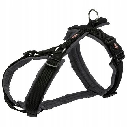 Levně Premium trekingový postroj černá/grafit L:hruď:70-85cm/25mm