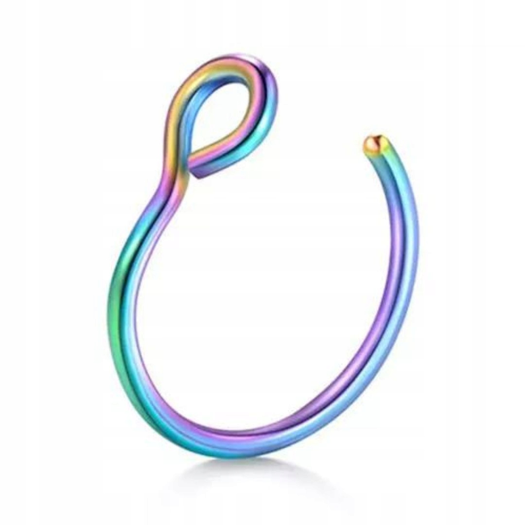 

Kolczyk do nosa fake piercing kółko