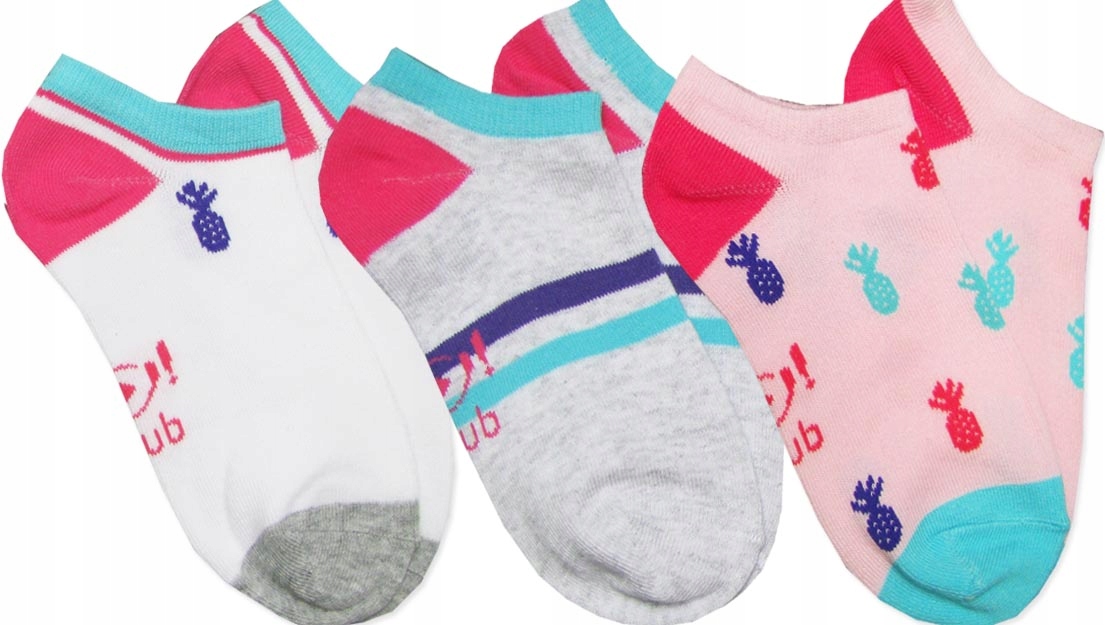 

31-34 Stopki zestaw 3pack bawełniane skarpetki Yo