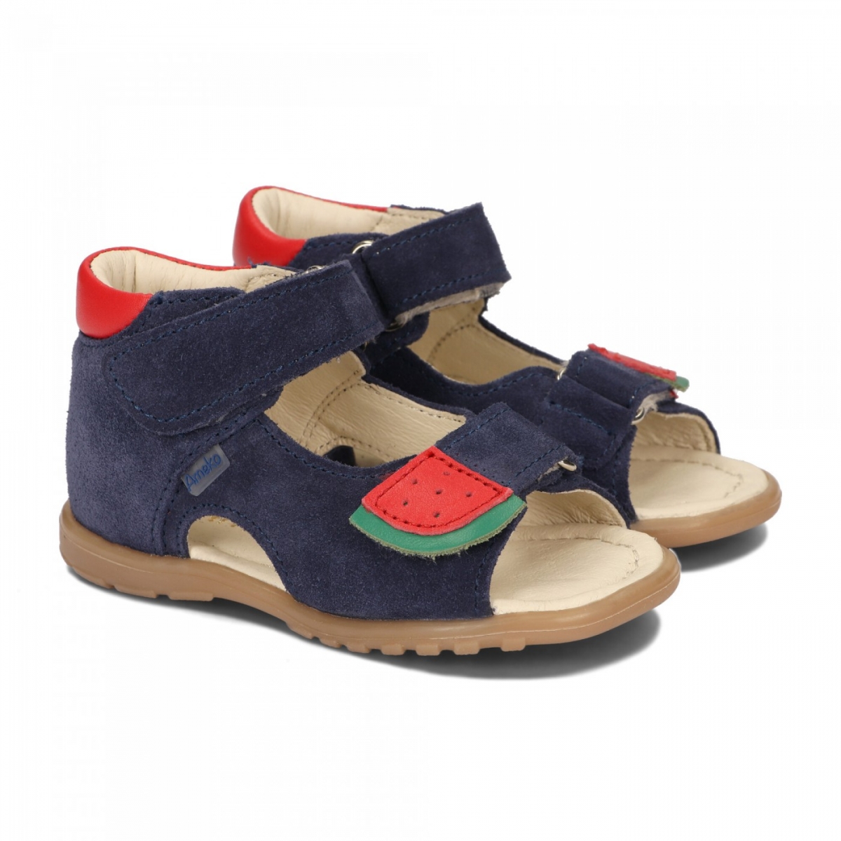 Ameko Sandałki A7-Melon-Navy Pierwsze Kroczki roz.21