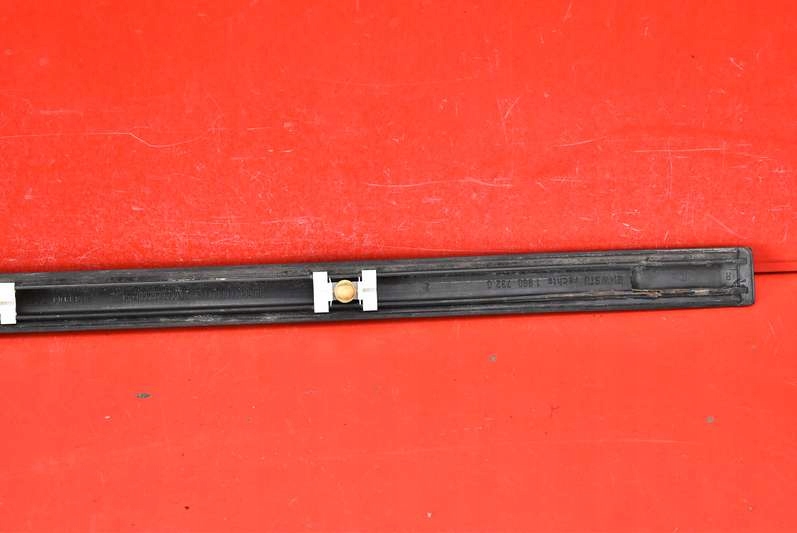 moulding door right front black 22500730 BMW E36 sedan 90-00
