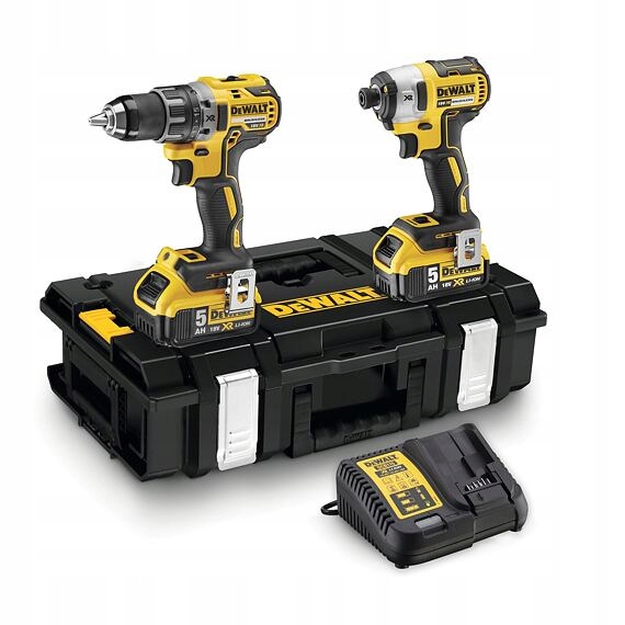 DeWalt DCK266P2 aku sada DCD796+DCF887, 18V/2*5Ah, Tough