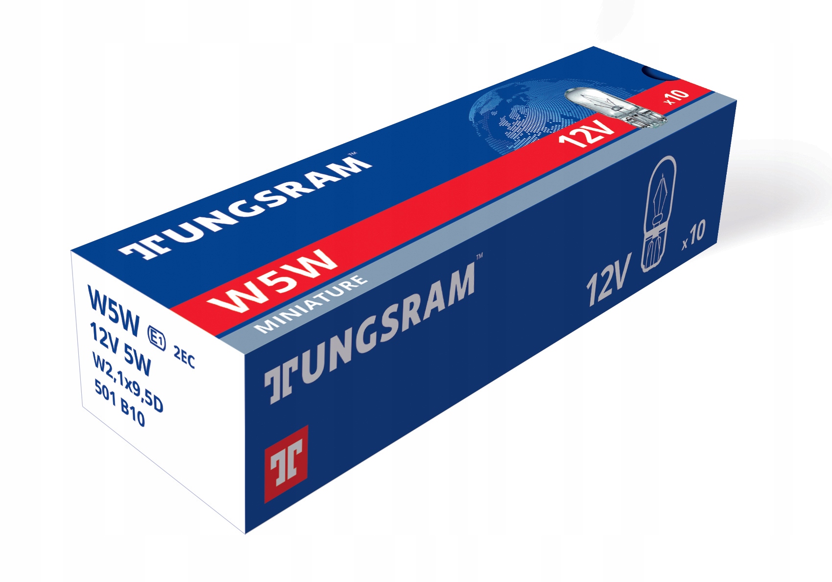 

Tungsram W5W 12V 5W W2,1x9,5d 10 szt.