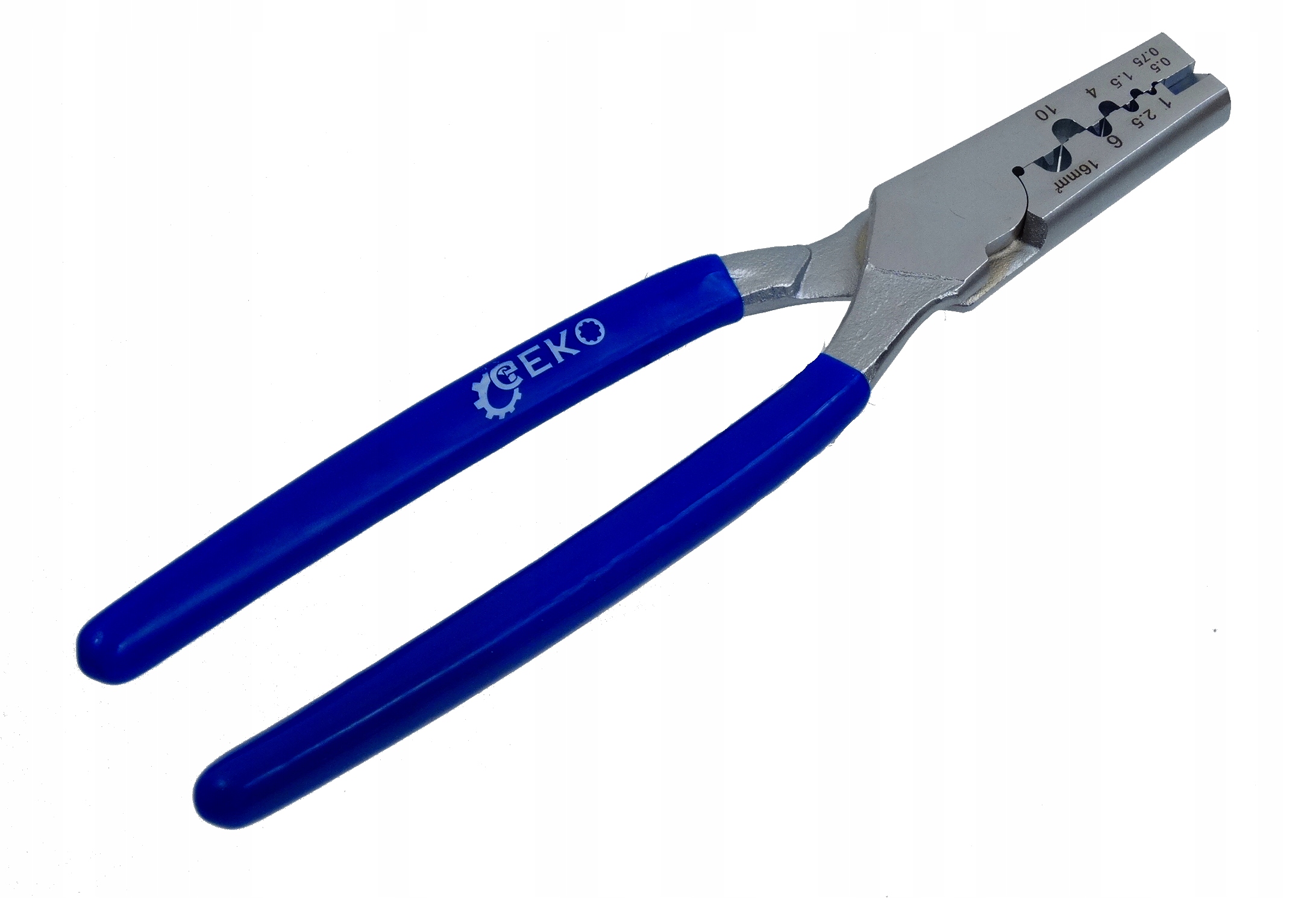 ZACISKARKA DO TULEJEK KABLI 0,5²-16MM² GEKO G01773 Kolor niebieski