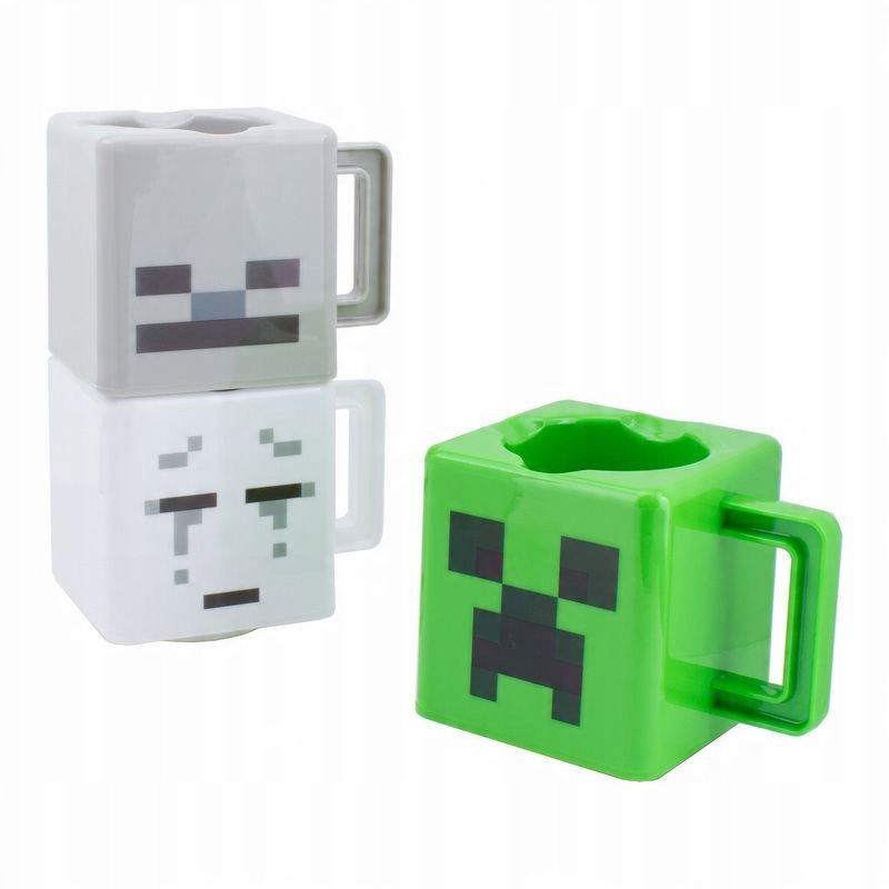 

Kubek kubki Minecraft wieża zestaw 3 sztuki 250 ml