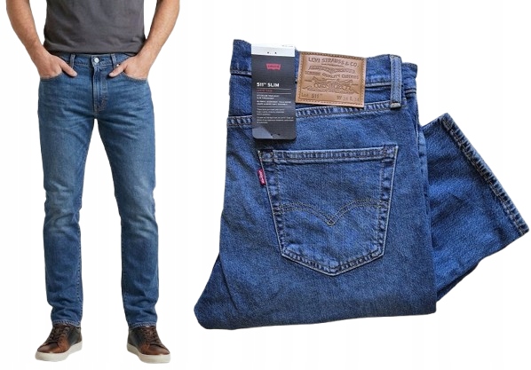 džínové kalhoty Levi's 511 Slim W34 L34 34x34 Premium