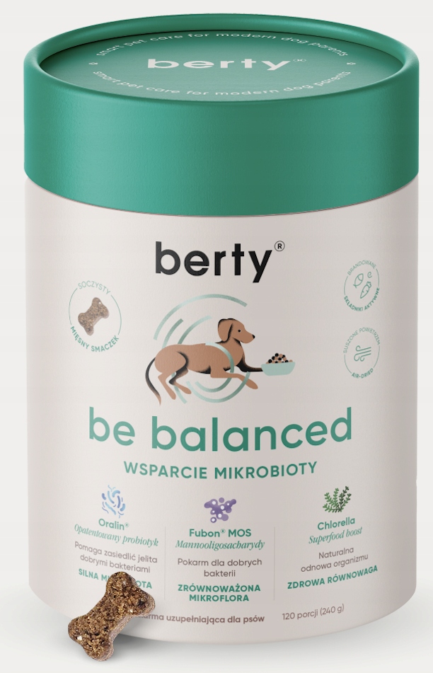 Levně Berty Probiotikum pro psa Doplněk stravy na střeva Trávení Alergie Gazy