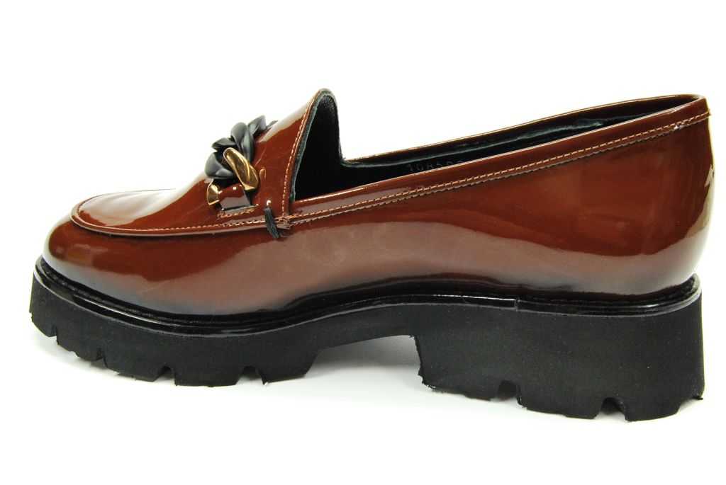 BOMBONELLA 108592 LORDSY mokasyny brązowe SKÓRA 40 Kod producenta 108592