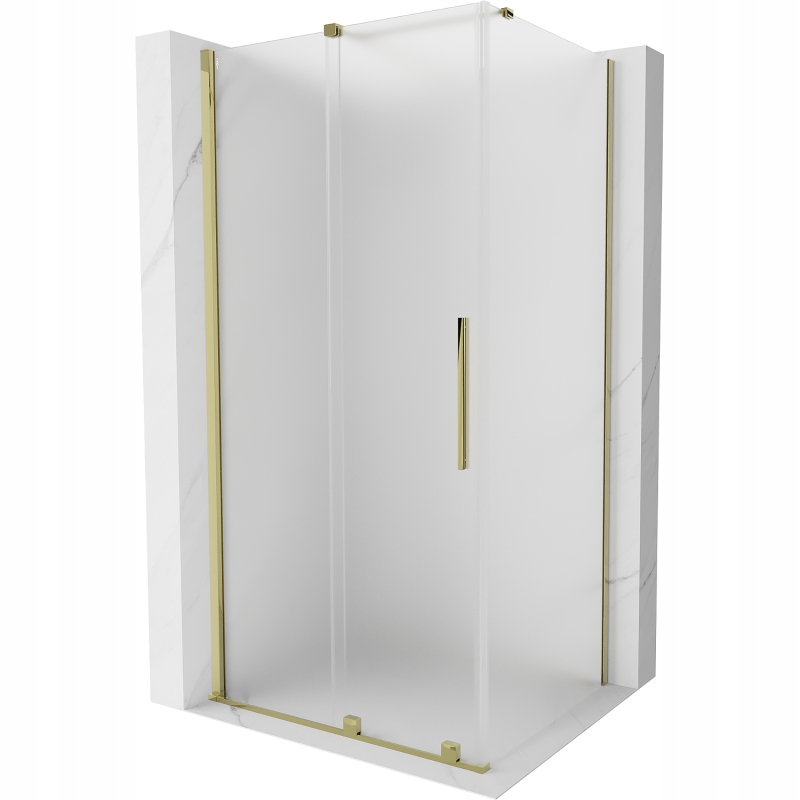 Mexen Velar sprchová kabina posuvná 110 x 90 cm, matná, zlatá 871-110-090