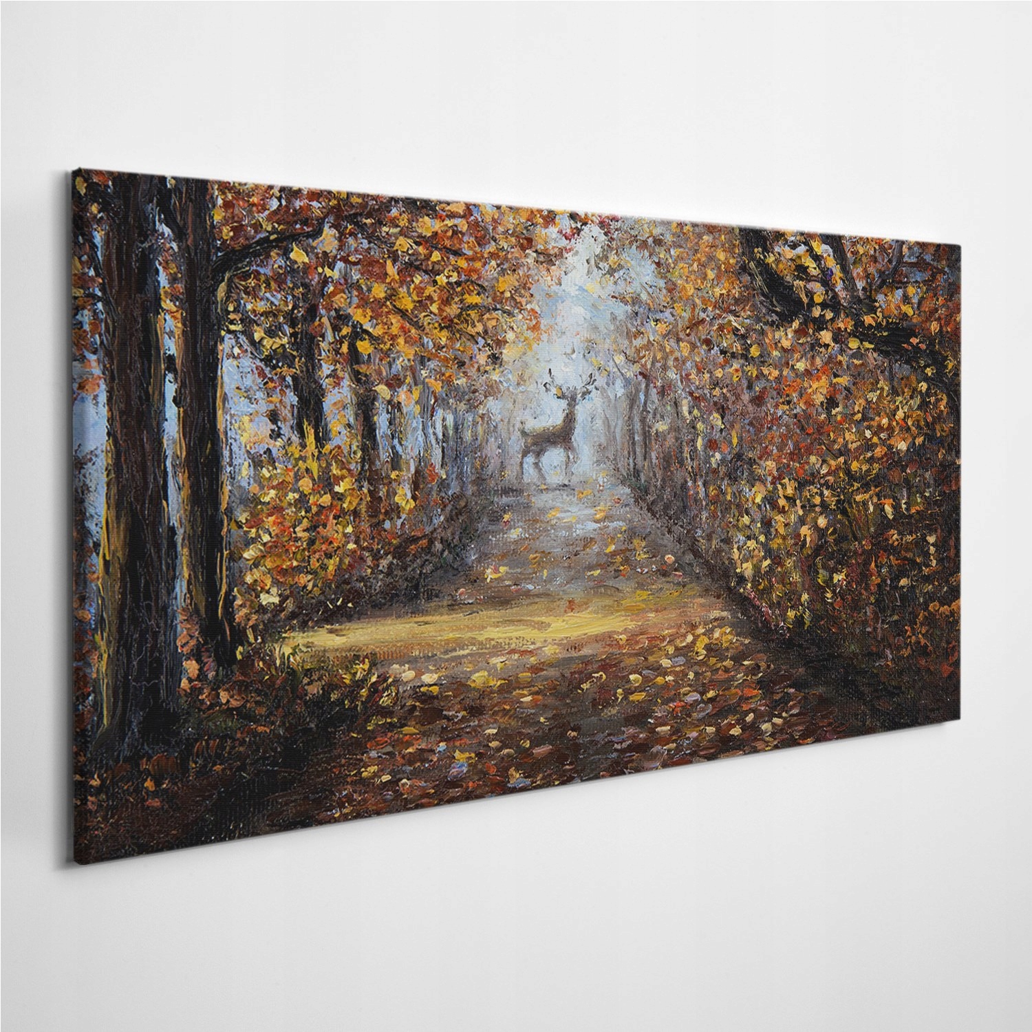 

Obrazy na płótnie Las Jesień Jeleń Drzewa 120x60